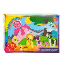 гр Пазли 70 ел. "G-Toys" "My little Pony" MLP 002 (62) розмір зібраної картинки 31х21 см, в коробці