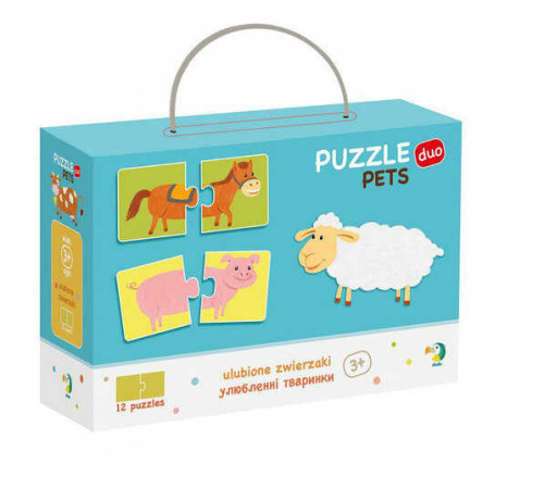 гр Пазли картонні (3-4 роки) Улюблені Тваринки 300115 (30) 24 елементи в коробці "Dodo" гр Пазли картонні (3-4 роки) Улюблені Тваринки 300115 (30) 24 елементи в коробці "Dodo"