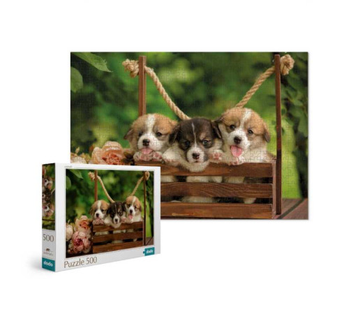 гр Пазл "Валлійські корги" картонний (8+) 500 ел. 300535 (18) "Dodo" – в наличии! Купите сейчас у KAZKOVA