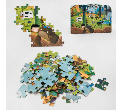 Пазли С 48716 (12) “Щасливий ліс”, 108 деталей у валізі – в наличии! Купите сейчас у KAZKOVA