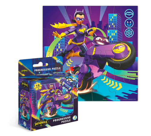 гр Пазли "Мотоцикл Бібі" 200552 (40) "Dodo", 16 елементів, в коробці гр Пазли "Мотоцикл Бібі" 200552 (40) "Dodo", 16 елементів, в коробці