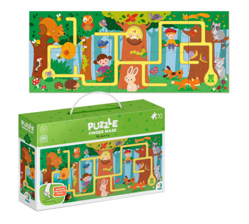 гр Пазл-лабіринт "Моя мандрівка лісом" 300585 (36) "DoDo", 10 елементів, в коробці гр Пазл-лабіринт "Моя мандрівка лісом" 300585 (36) "DoDo", 10 елементів, в коробці