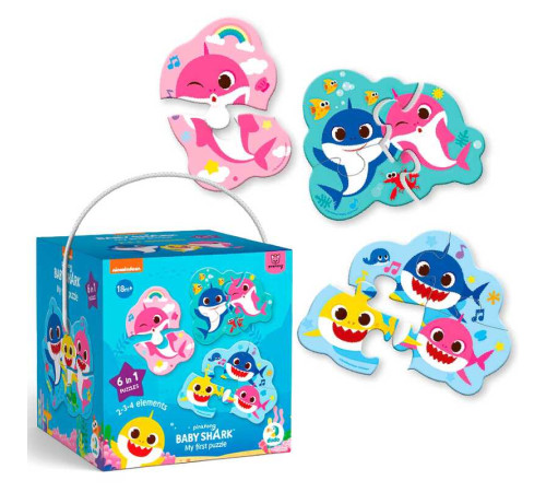 гр Пазл 2-3-4 елементи "Shark" 200587 (18) "DoDo" гр Пазл 2-3-4 елементи "Shark" 200587 (18) "DoDo"