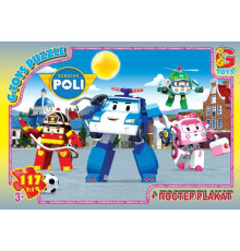 гр Пазли 117 ел. "G Toys" "Робокар Поллі" RR 067440 (62) + постер