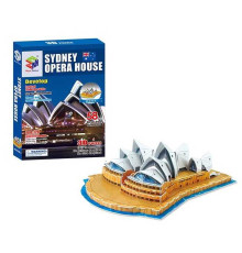 Пазли 3D G 168-2 (24) "Сіднейський оперний театр", 58 елементів, висота 15 см, у коробці