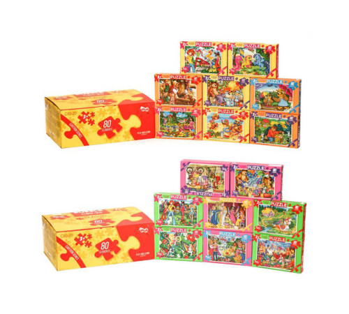 гр Пазли 80 ел. C80-...-… (80) "Danko Toys" ВИДАЄТЬСЯ МІКС ВИДІВ