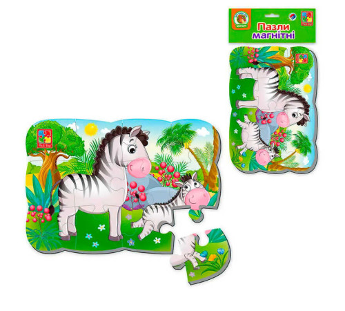 гр Пазли на магніті А5 "Зебрики" VT 3205-75 (50) укр. "Vladi Toys" гр Пазли на магніті А5 "Зебрики" VT 3205-75 (50) укр. "Vladi Toys"
