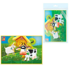 гр Пазли м'які А4 "Малюк зможе. Ферма" VT1103-97 (50) "Vladi Toys", в пакеті