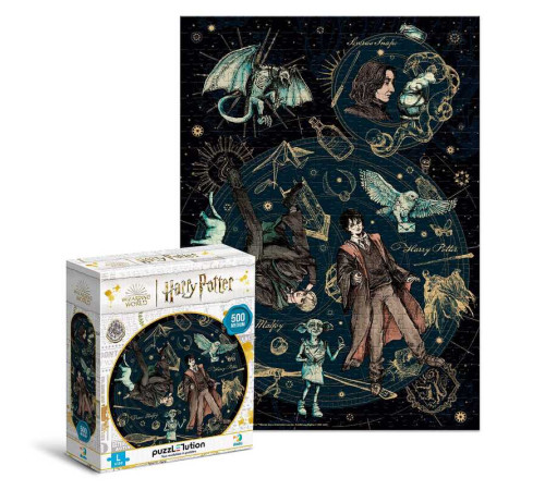 гр Пазл Medium-L "Harry Potter. Відданий. Легенда. Гордий" 500 елементів 200508 (12) "DoDo"