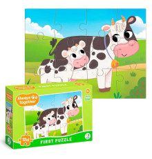 гр Пазл "Завжди разом. Корівки" 300633 (32) "DoDo", 12 елементів, в коробці