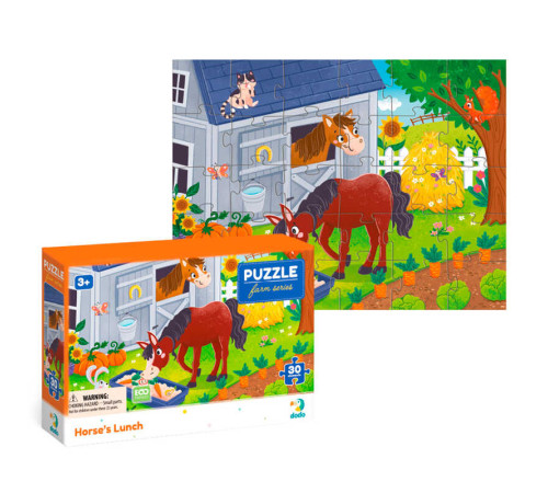 гр Пазл "Обід для коника" 300684 (48) "DoDo", 30 елементів, в коробці