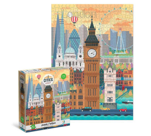 гр Пазл Medium-XL "Міста. Лондон" 300649 (33) "DoDo", 770 елементів, в коробці – в наличии! Купите сейчас у KAZKOVA