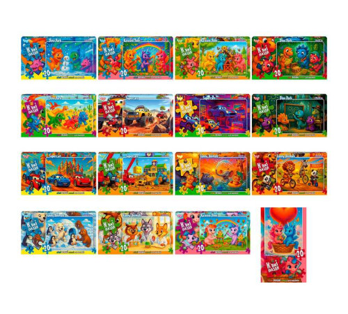 гр Пазли 20 ел. м`які с.9 S20-10-01,02,03...16 (16) ВИДАЄТЬСЯ ТІЛЬКИ МІКС ВИДІВ, "Danko Toys" – в наличии! Купите сейчас у KAZKOVA