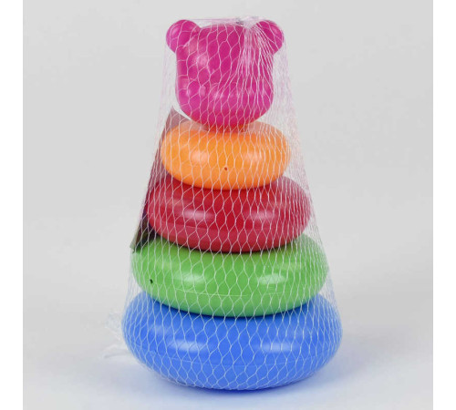 гр Піраміда №1 06011 (25) / 4 кільця / "M TOYS" гр Піраміда №1 06011 (25) / 4 кільця / "M TOYS"