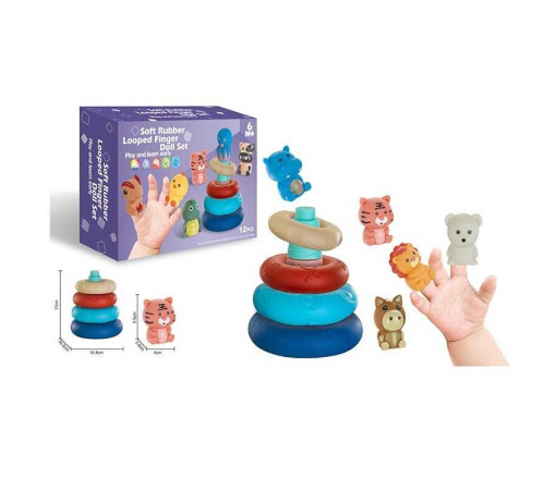 Пірамідка 1275 (48) розбірна, 4 кільця, 5 фігурок тварин, в коробці – в наличии! Купите сейчас у KAZKOVA Пірамідка 1275 (48) розбірна, 4 кільця, 5 фігурок тварин, в коробці – в наличии! Купите сейчас у KAZKOVA