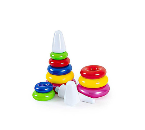 гр Пірамідка "Веселка 1" 1818 (20) "BAMSIC", висота 21 см, 7 елементів, в сітці – в наличии! Купите сейчас у KAZKOVA гр Пірамідка "Веселка 1" 1818 (20) "BAMSIC", висота 21 см, 7 елементів, в сітці – в наличии! Купите сейчас у KAZKOVA