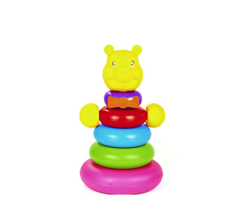 гр Піраміда "Ведмедик" / 5 кілець / 12019 (13) "M TOYS" гр Піраміда "Ведмедик" / 5 кілець / 12019 (13) "M TOYS"