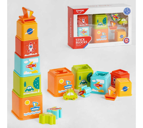 Пірамідка HE 0225 (24) сортер, в коробці – в наличии! Купите сейчас у KAZKOVA Пірамідка HE 0225 (24) сортер, в коробці – в наличии! Купите сейчас у KAZKOVA