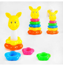 Пірамідка 0908-49 (240/2) “Порося”, 6 елементів, висота 20 см, в сітці