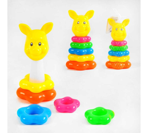 Пірамідка 0908-49 (240/2) “Порося”, 6 елементів, висота 20 см, в сітці – в наличии! Купите сейчас у KAZKOVA Пірамідка 0908-49 (240/2) “Порося”, 6 елементів, висота 20 см, в сітці – в наличии! Купите сейчас у KAZKOVA