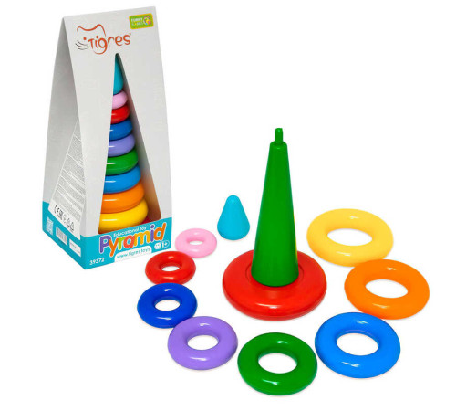 гр Пірамідка ЛЮКС 39372 (16) "Tigres", 11 рівнів, коробка