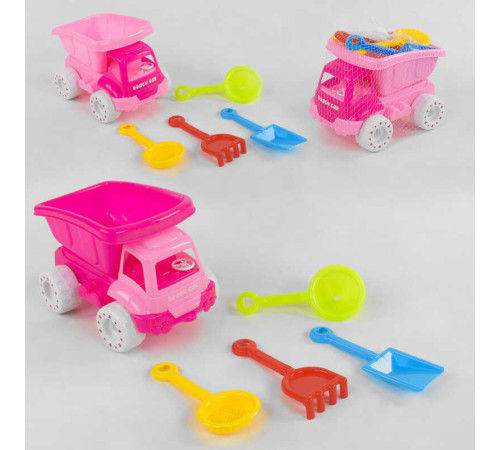 Машинка з пасочками 690 (72/2) 2 кольори, в сітці