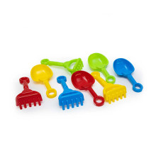 гр Пісочний набір №5 1257 (96) "BAMSIC", грабельки+лопатка