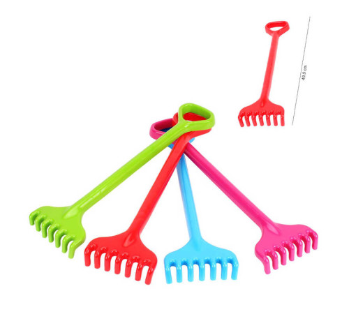 гр Граблі "Гулівер" 1417 (40) "Technok Toys", 3 кольори, 50 см