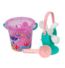 гр Набір для гри з піском 9970 (12) "Technok Toys", відерце, млин, ложечка