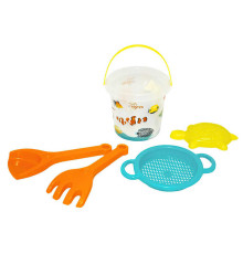 гр Набір для піску "Підводний світ" 5 ел. з термонаклейкою 39908 (20) "Tigres", у сітці