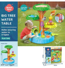 Пісочниця HG 1125 (6) “Дерево з пташечками”, млин, відро, лопатка, граблі, лійка, формочки, висота 62 см, в коробці