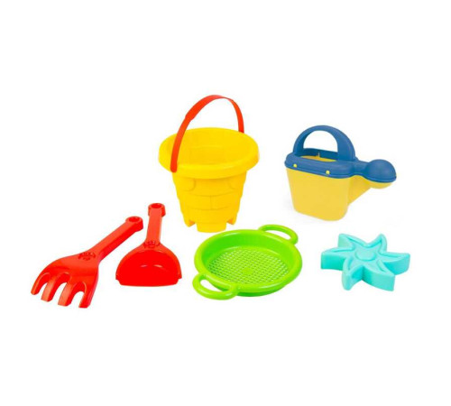 гр Набір для піску "Вежа" 6 ел. з лійкою 39640 (20) "Tigres"