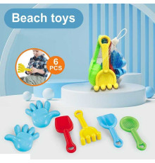 Пісочний набір 666-117 TC (360) 6 елементів, в сітці