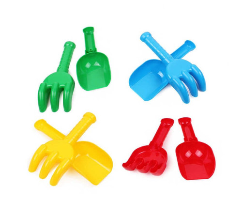 гр Лопатка + грабельки мал. 2865 (60) "Technok Toys", 4 кольори, 16.5см – в наличии! Купите сейчас у KAZKOVA