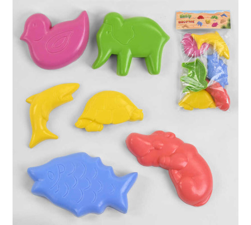гр Пасочки для піску 6 штук в наборі 21280 (35) "M-TOYS" гр Пасочки для піску 6 штук в наборі 21280 (35) "M-TOYS"