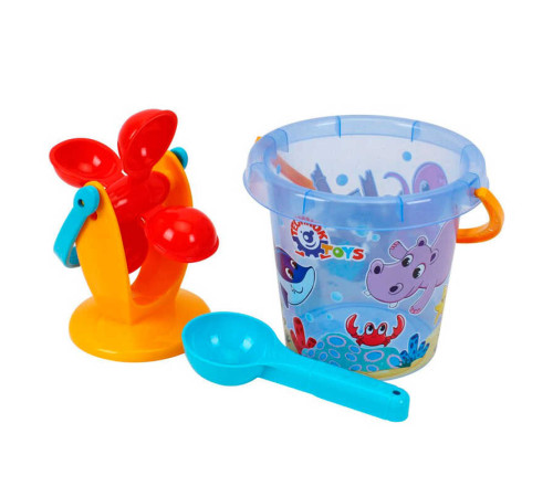 гр Набір для гри з піском 0105 (12) "Technok Toys", відерце, млин, ложечка, в сітці – в наличии! Купите сейчас у KAZKOVA гр Набір для гри з піском 0105 (12) "Technok Toys", відерце, млин, ложечка, в сітці – в наличии! Купите сейчас у KAZKOVA