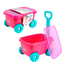 гр Візок 1386 (2) "Technok Toys", розміри: 38х28х22 см, висота ручки: 54 см