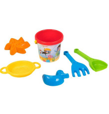 гр Набір для піску 6 ел. з термоналіпкою 39636 (20) "Tigres"