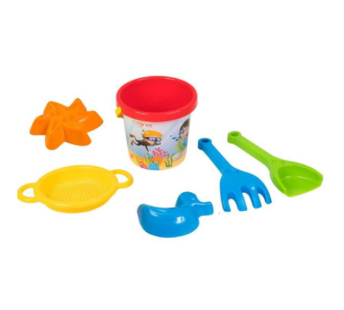 гр Набір для піску 6 ел. з термоналіпкою 39636 (20) "Tigres" – в наличии! Купите сейчас у KAZKOVA