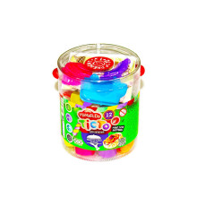 гр Тісто для ліплення "Master Do" TMD-01-06 УКР. (12) "Danko Toys", туба 12 кольорів, формочки для ліплення