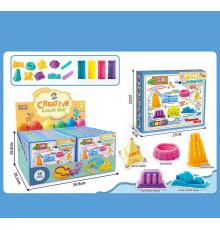 Тісто для ліплення 5831 C (10) ЦІНА ЗА 12 ШТУК В БЛОЦІ, 4 кольори тіста, форми, приладдя