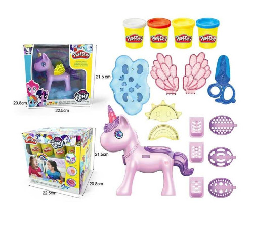 Тісто для ліплення PD 8806 KB (32/2) 2 види, 4 кольори тіста, формочки, аксесуари, в коробці – в наличии! Купите сейчас у KAZKOVA