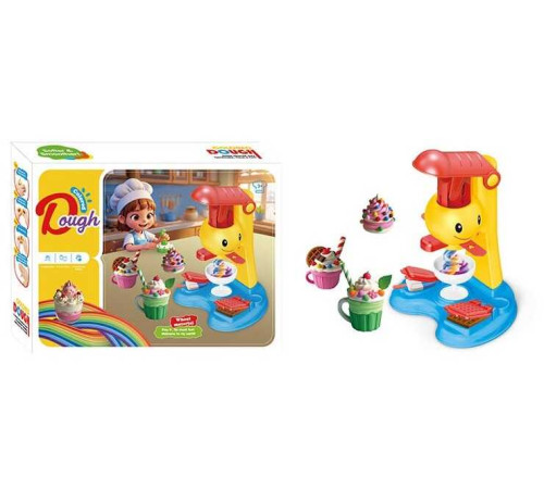 Тісто для ліплення 9003 (48/2) екструдер, тісто у 6ти кольорах, форма для морозива, піала, мисочка, склянка, трафарети, ніж, ложка, виделка, в коробці – в наличии! Купите сейчас у KAZKOVA