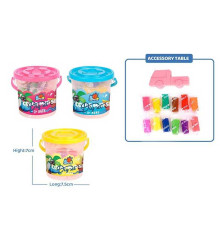 Тісто для ліплення 5838-206 (140/2) 3 кольори, 12 кольорів, аксесуари, в банці