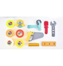 Тісто для ліплення QL-E 877 (48/2) 8 будівельних аксесуарів, 5 кольорів, У ПАКЕТІ