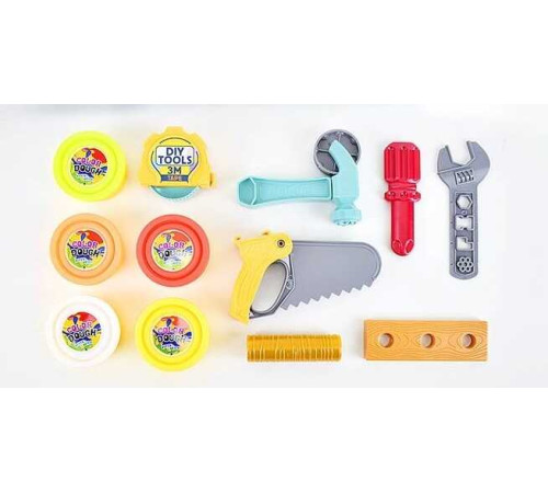 Тісто для ліплення QL-E 877 (48/2) 8 будівельних аксесуарів, 5 кольорів, У ПАКЕТІ – в наличии! Купите сейчас у KAZKOVA