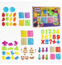 Кінетичний пісок 1902 A/C/E (24/2), 3 види , ВИДАЄТЬСЯ МІКС 800 г, 4 кольори, 16 форм, 6 екструдерів, в коробці