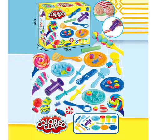 Тісто для ліплення 8825 (96/2) форми для ліплення, пластилін, в коробці – в наличии! Купите сейчас у KAZKOVA