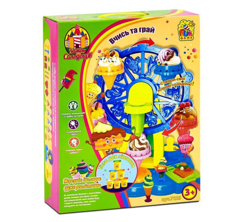 гр Тісто для ліплення 7223 (12) "4FUN Game Club", "Замок солодощів", в коробці гр Тісто для ліплення 7223 (12) "4FUN Game Club", "Замок солодощів", в коробці
