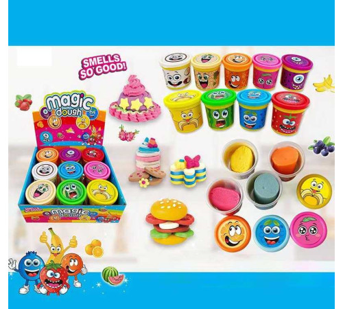 Тісто для ліплення 8648 (16) 9 кольорів, ЦІНА ЗА 9 ШТУК В БЛОЦІ – в наличии! Купите сейчас у KAZKOVA